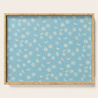 Daisy Blue Serving Tray Gallery Image 1