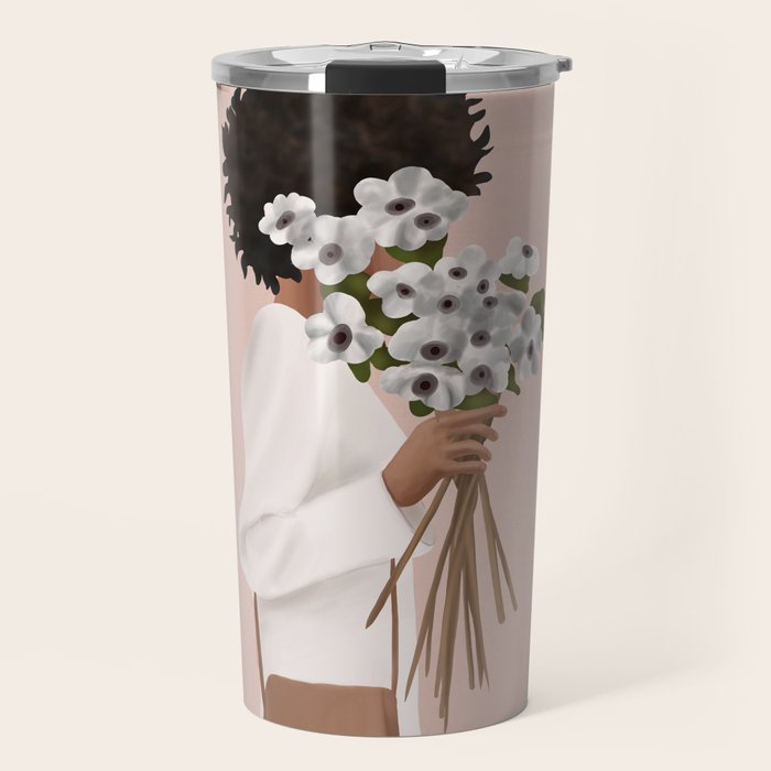 Bouquet of Flowers Travel Mug Gallery Image 1