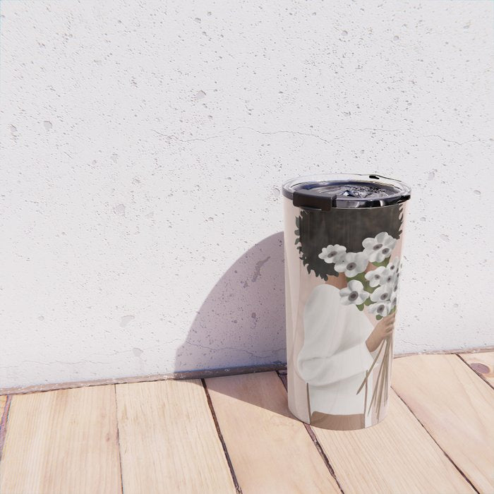 Bouquet of Flowers Travel Mug Gallery Image 4