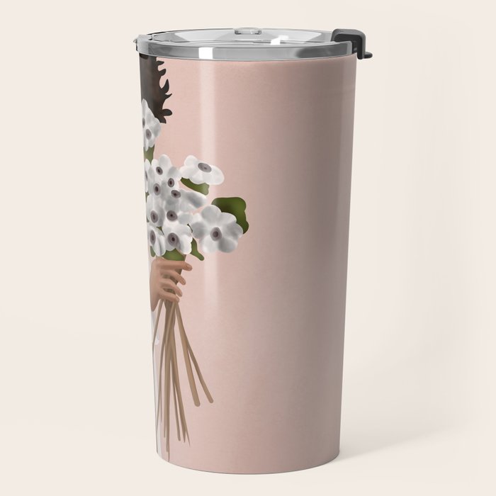 Bouquet of Flowers Travel Mug Gallery Image 2