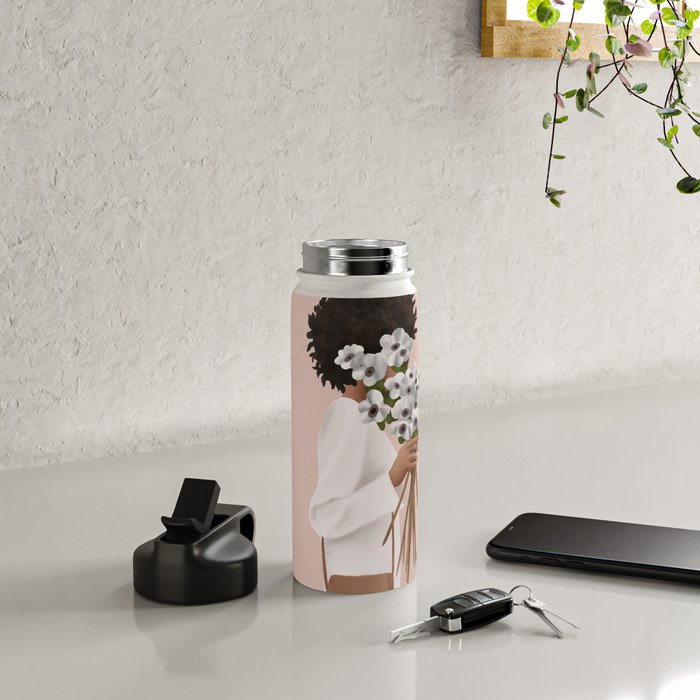 Bouquet of Flowers Water Bottle Gallery Image 4