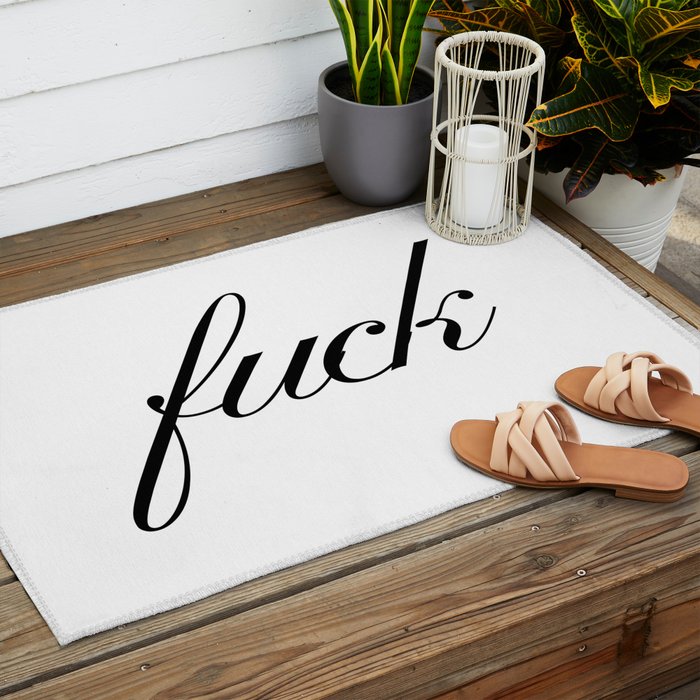 Fuck Outdoor Rug Gallery Image 2