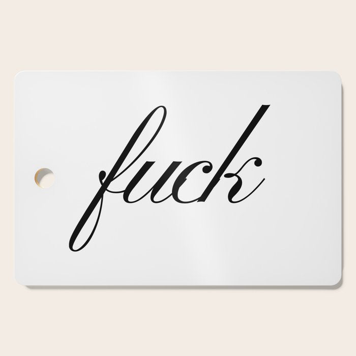 Fuck Cutting Board Gallery Image 1
