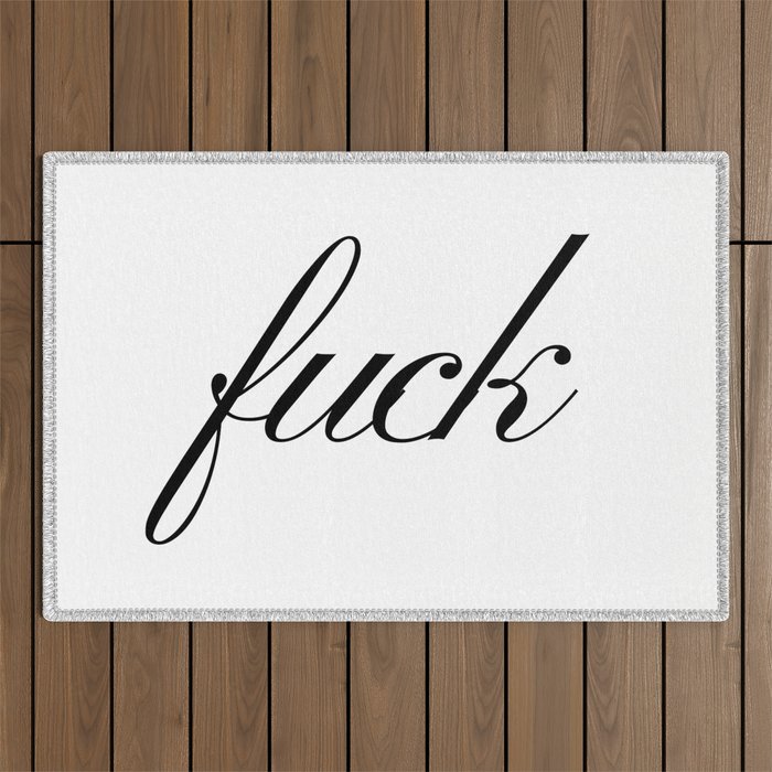 Fuck Outdoor Rug Gallery Image 1
