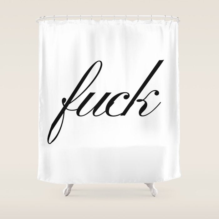 Fuck Shower Curtain Gallery Image 1
