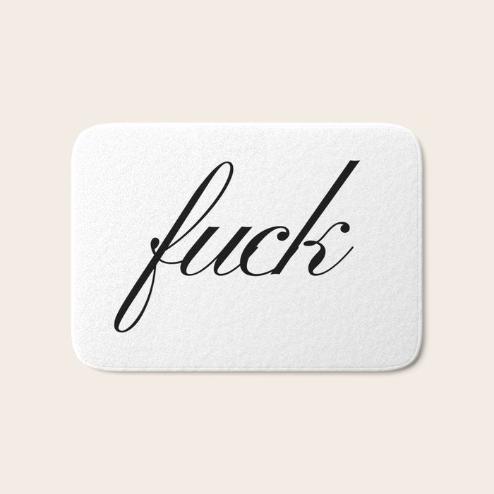 Fuck Bath Mat Gallery Image 1