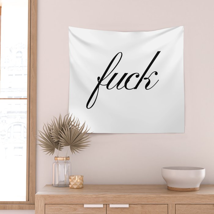 Fuck Wall Tapestry Gallery Image 2