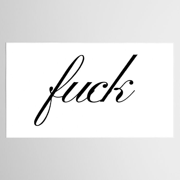 Fuck Tablecloth Gallery Image 2