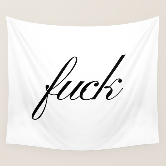 Fuck Wall Tapestry Gallery Image 1