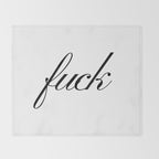 Fuck Throw Blanket Gallery Image 2
