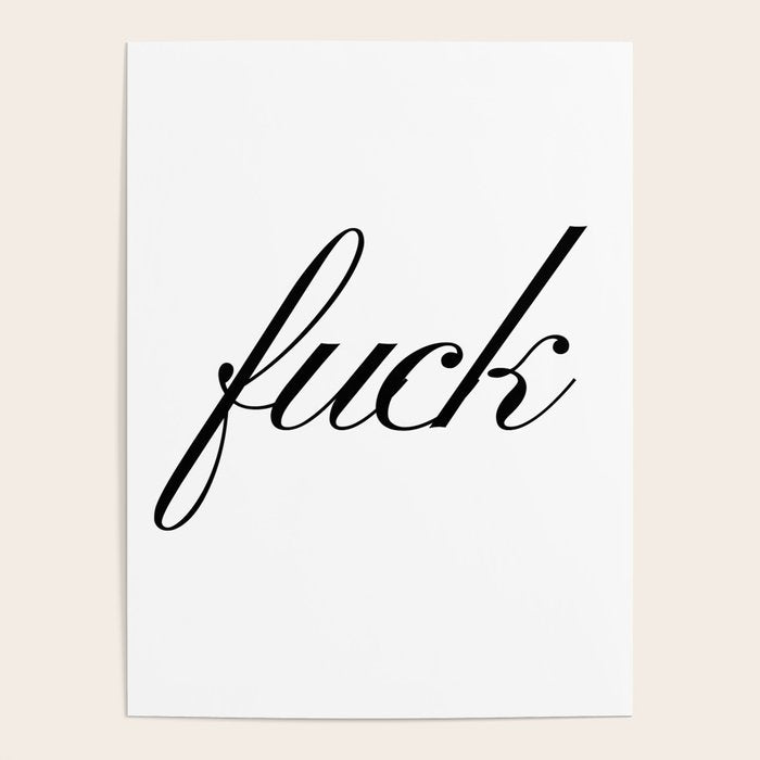 Fuck Poster Gallery Image 4