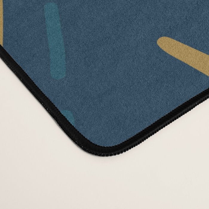 Art Deco Herons - Blue Desk Mat Gallery Image 4