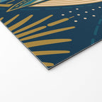 Art Deco Herons - Blue Welcome Mat Gallery Image 2