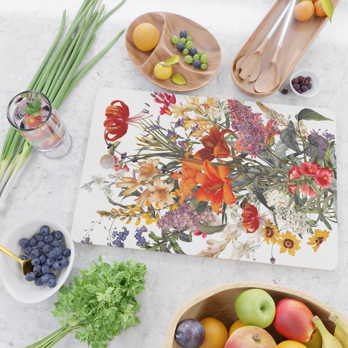 Summer Garden XII Cutting Board Gallery Image 2