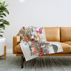 Summer Garden XII Throw Blanket Gallery Image 1