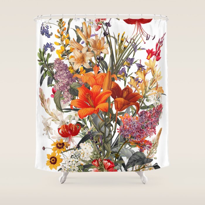 Summer Garden XII Shower Curtain Gallery Image 1