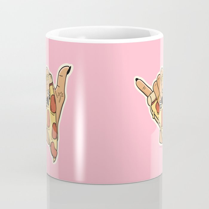 PIZZA SHAKA (LIGHT) Coffee Mug Gallery Image 4
