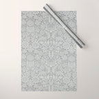 William Morris Pure Sunflower Dove Grey Vintage Pattern Wrapping Paper Gallery Image 1