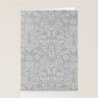 William Morris Pure Sunflower Dove Grey Vintage Pattern Stationery Card Gallery Image 2