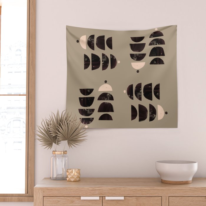 Abstract Bohemian Art Print Matisse Muted Art Print Wall Tapestry Gallery Image 2