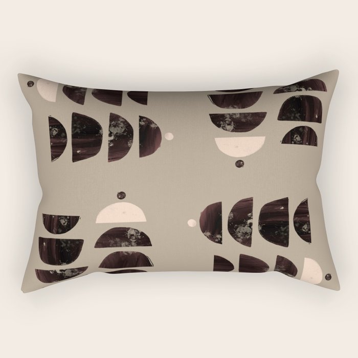Abstract Bohemian Art Print Matisse Muted Art Print Rectangular Pillow Gallery Image 1