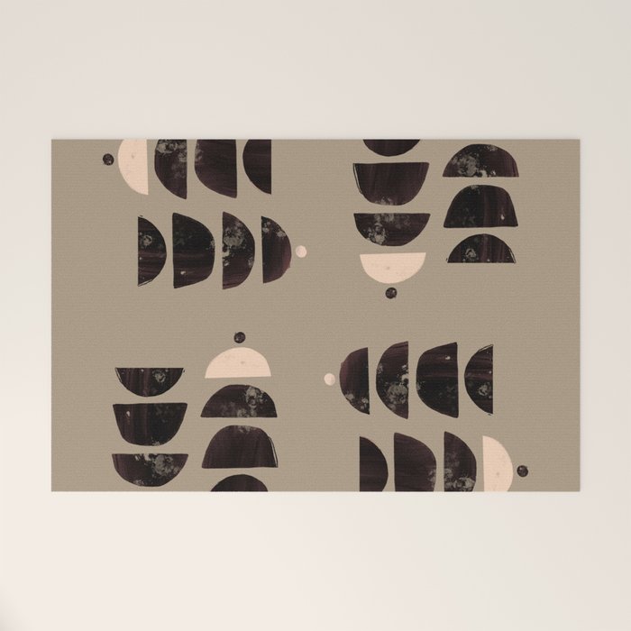 Abstract Bohemian Art Print Matisse Muted Art Print Welcome Mat Gallery Image 1