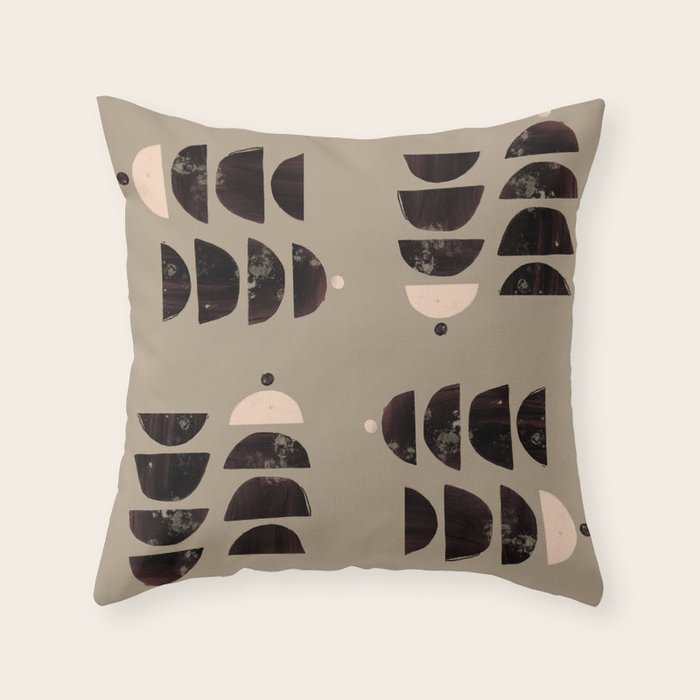 Abstract Bohemian Art Print Matisse Muted Art Print Throw Pillow Gallery Image 6