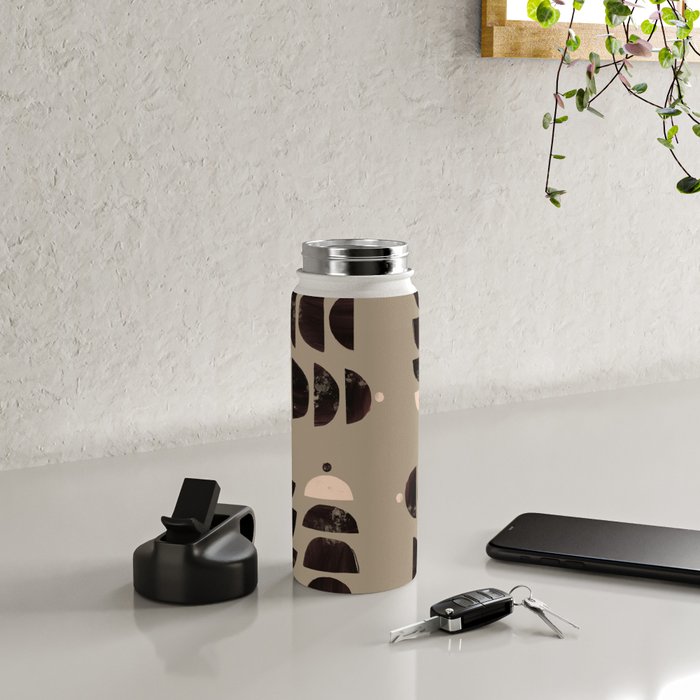 Abstract Bohemian Art Print Matisse Muted Art Print Water Bottle Gallery Image 4