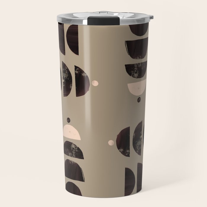 Abstract Bohemian Art Print Matisse Muted Art Print Travel Mug Gallery Image 1