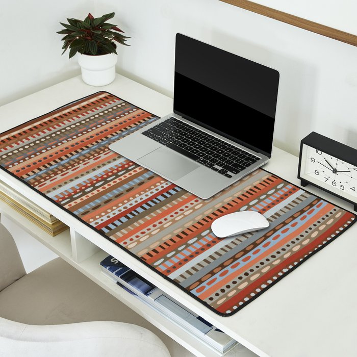 Mix of Stripes #4 Desk Mat Gallery Image 2