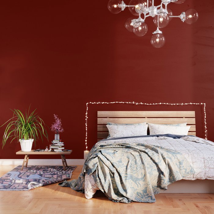 Ruby Red Solid Color Wallpaper Gallery Image 3