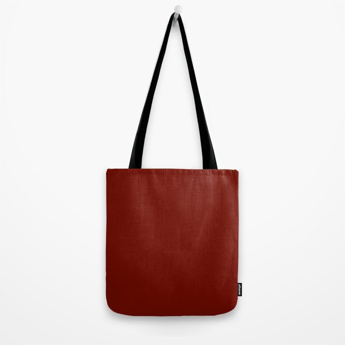 Ruby Red Solid Color Tote Bag Gallery Image 2