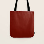 Ruby Red Solid Color Tote Bag Gallery Image 1
