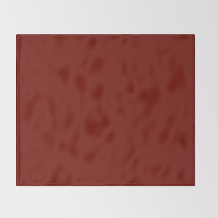 Ruby Red Solid Color Throw Blanket Gallery Image 2