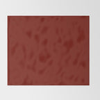 Ruby Red Solid Color Throw Blanket Gallery Image 2