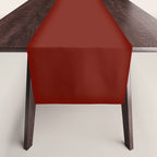Ruby Red Solid Color Table Runner Gallery Image 1