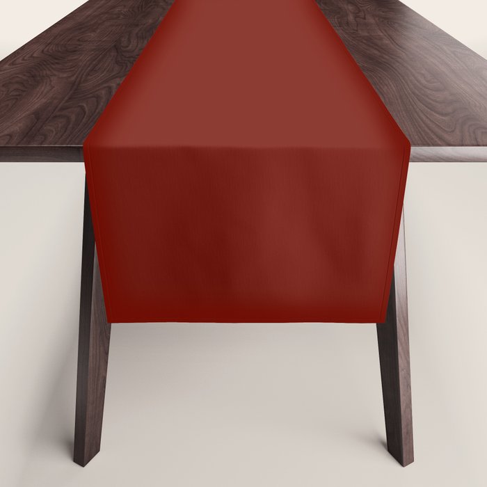 Ruby Red Solid Color Table Runner Gallery Image 1