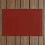 Ruby Red Solid Color Outdoor Rug Gallery Image 1