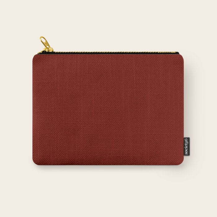 Ruby Red Solid Color Carry All Pouch Gallery Image 1