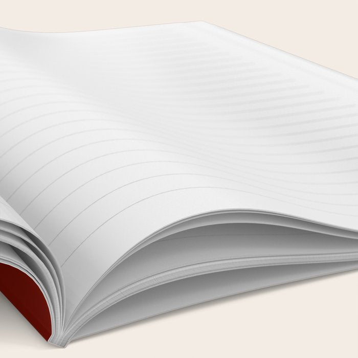 Ruby Red Solid Color Notebook Gallery Image 2