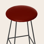Ruby Red Solid Color Stool Gallery Image 2