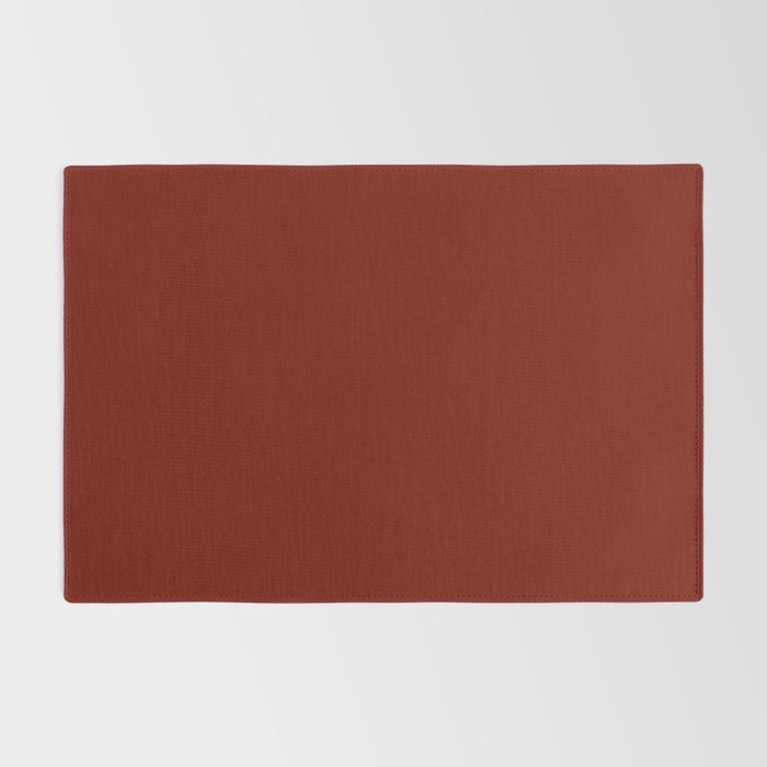 Ruby Red Solid Color Rug Gallery Image 2