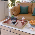 Ruby Red Solid Color Serving Tray Gallery Image 2
