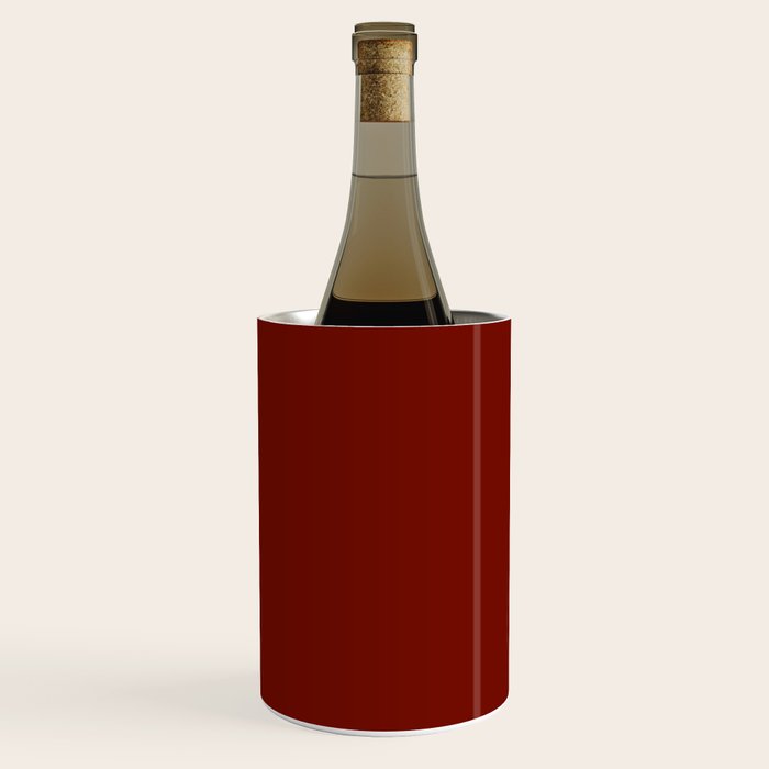 Ruby Red Solid Color Wine Chiller Gallery Image 1