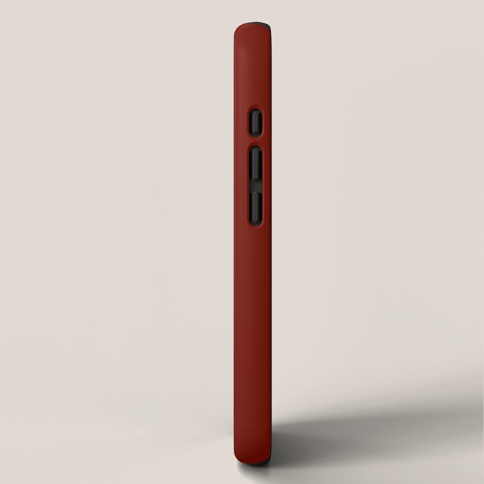 Ruby Red Solid Color iPhone Case Gallery Image 2