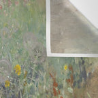 Cat On A Flowerbed by Bruno Liljefors Wall Tapestry Gallery Image 3