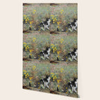 Cat On A Flowerbed by Bruno Liljefors Wallpaper Gallery Image 2