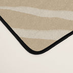 Zebra Stripe - sandy neutral Desk Mat Gallery Image 4