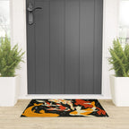 Koi in Black Water Welcome Mat Gallery Image 3