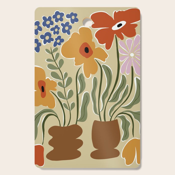 Classic Color Bloom Cutting Board Gallery Image 1